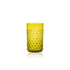 Bonsai Green Hobnail Glass Set