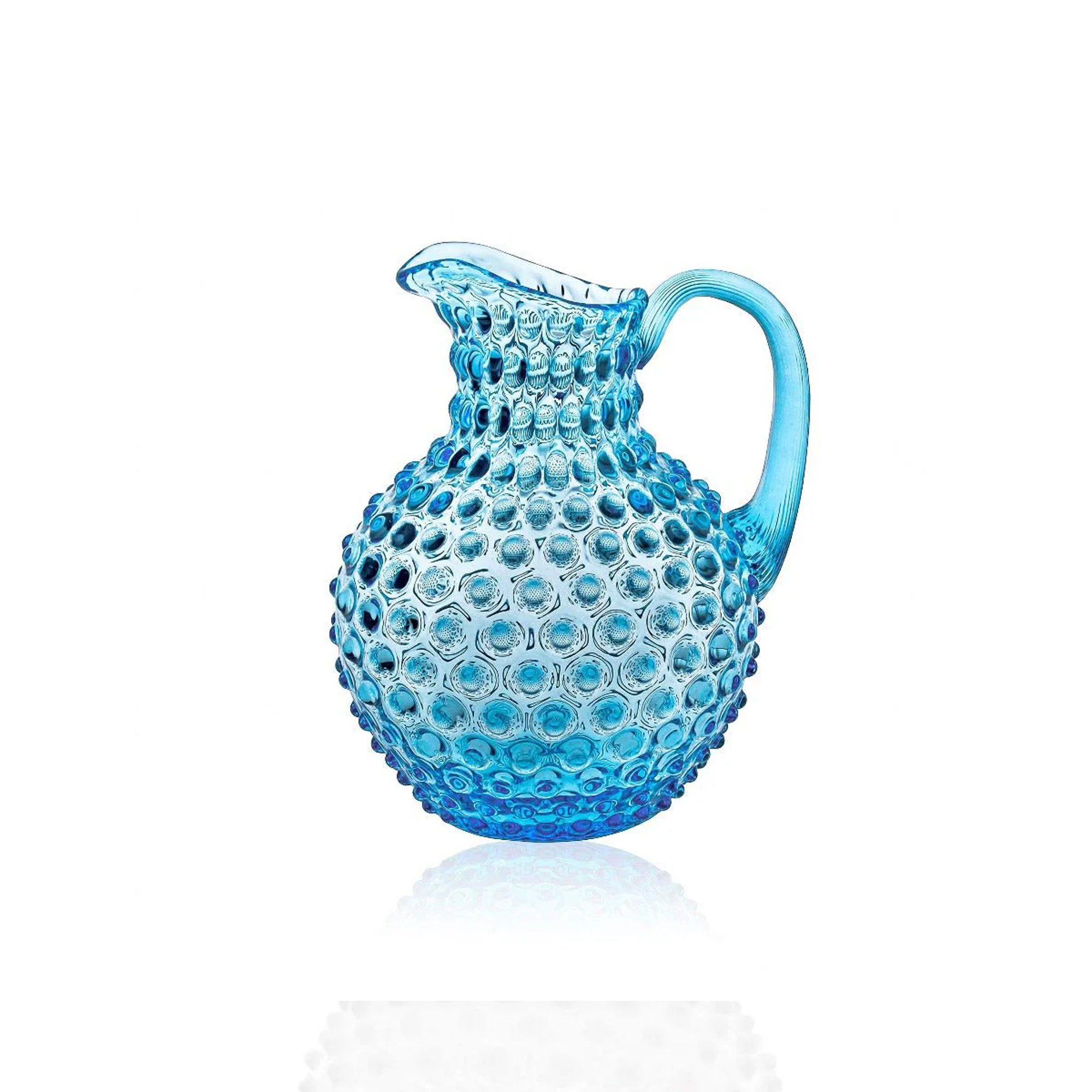 Azure Hobnail Sürahi