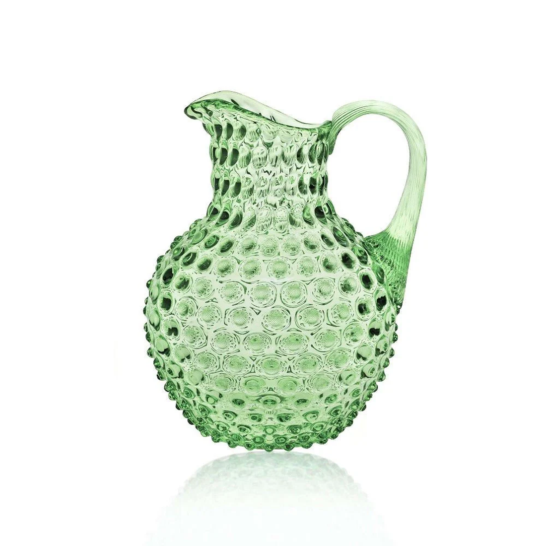 Light Green Hobnail Sürahi