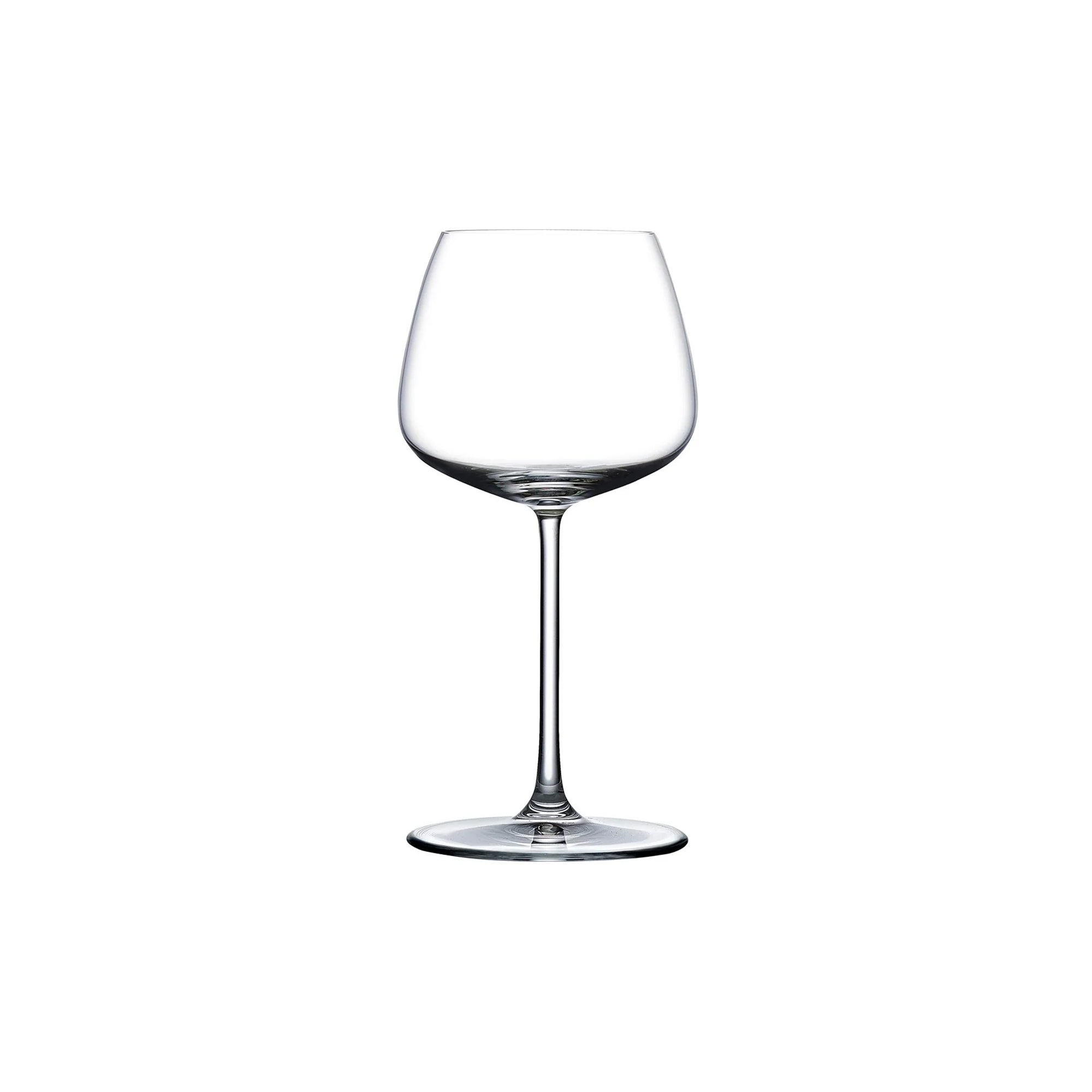 Fantasy Set of Two Tall White Wine Glasses